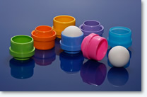 Fitment für Kugel 25,4 mm, bunt, RAL od. Pantone Farben Fitment für Kugel 25,4 mm, bunt, RAL od. Pantone Farben