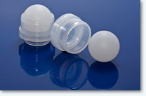 Kugel-Fitment mit Hohlkugel, montiert Kugel-Fitment mit Hohlkugel, montiert